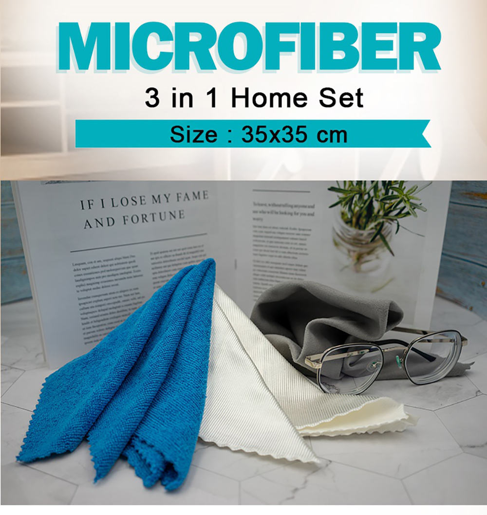 3-in-1 Microfiber Cloth Set-1